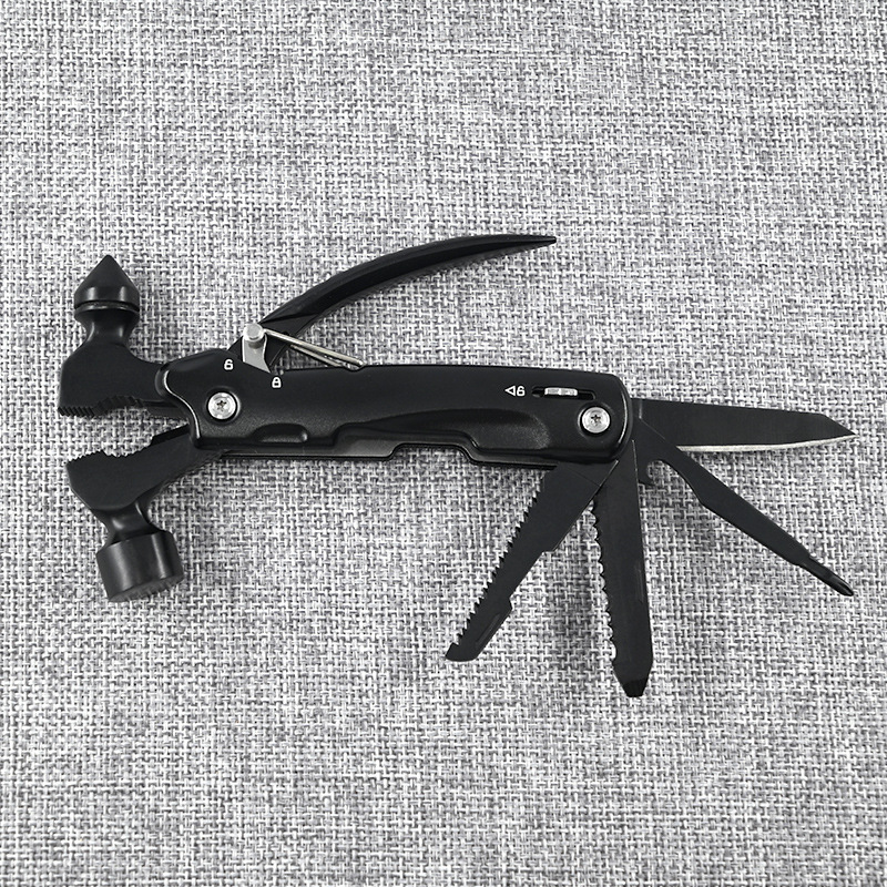 跨境锥形锤多功能车载工具钳一体锤野外露营便捷工具地钉锤户X20