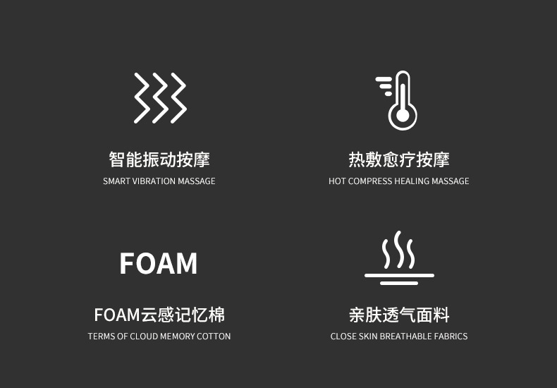Car Electric Massage Lumbar Support Artifact Waist Support Driver Cushion Car Driving Seat Backrest Car Interior