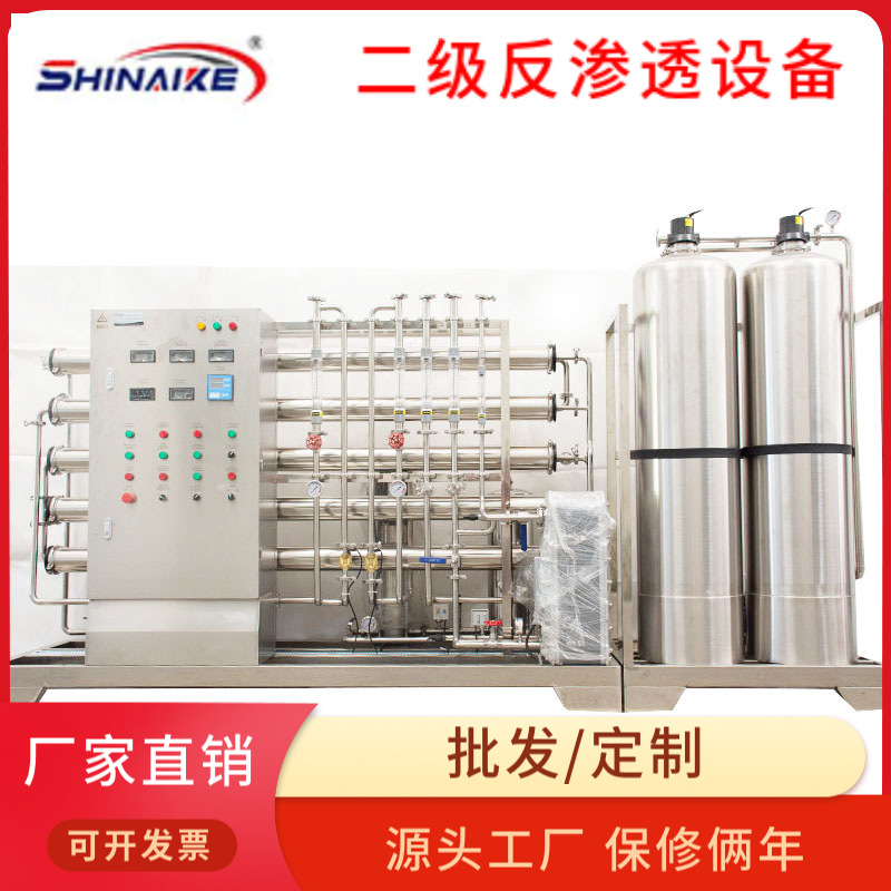 不锈钢水处理设备净化水二级反渗透设备EDI超纯水提取厂家直销