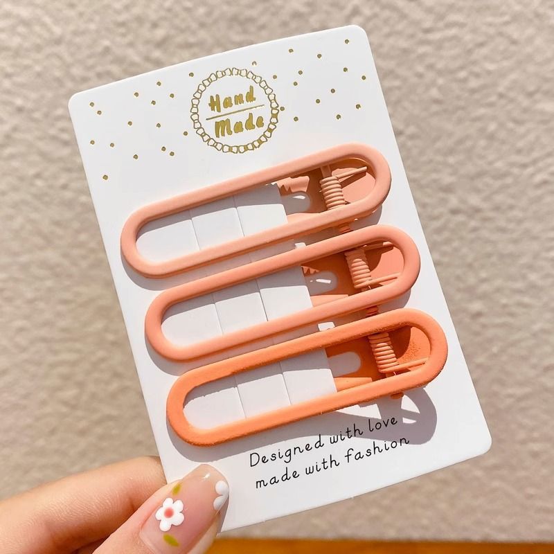 2025 nueva horquilla de dopamina de verano linda horquilla de flequillo de todo fósforo niña coreana pinza lateral accesorios para el cabello sombreros