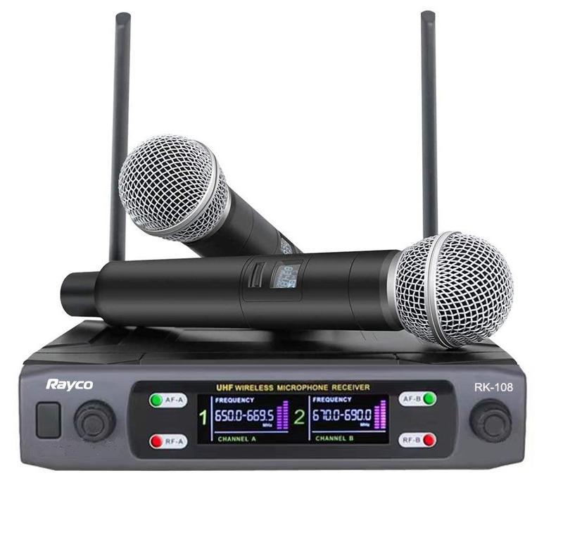 Comercio exterior del segmento U de micrófono inalámbrico micrófono transmisión en vivo de uno a dos micrófono de mano micrófono profesional karaoke en casa