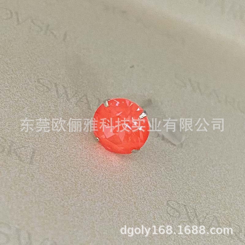 L136I 형광 오렌지 8.4mm 다이아몬드