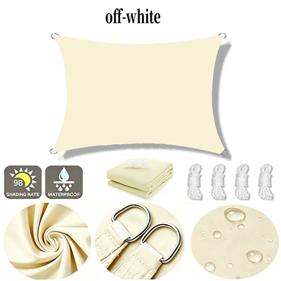Avtomobil yan çətirləri — for garden terrace - off-white-2x2m