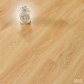 外贸MDF地板 商用工程板办公室复合木地板厂家直销橡木色强化地板