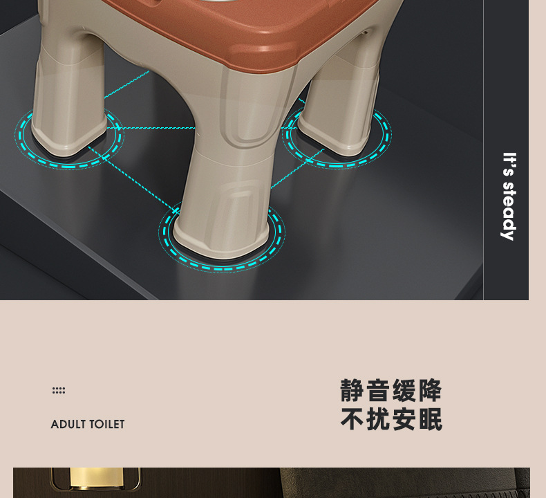 Adult mobile toilets, indoor armrest toilets for the elderly, pregnant women, the disabled and patients, cushioned backrest chairs undefined