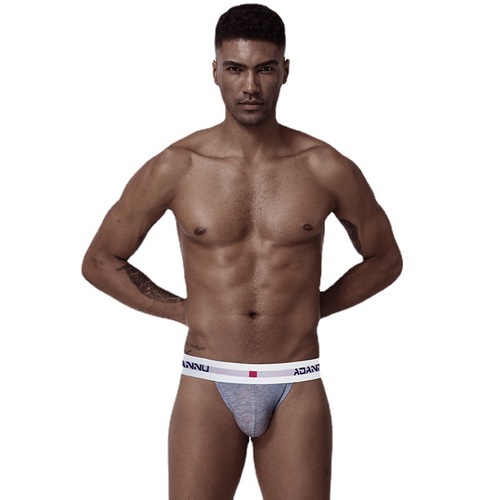 ADANNU Taobao new cotton men's underwear low-waist sexy thong U convex bag breathable pants AD46
