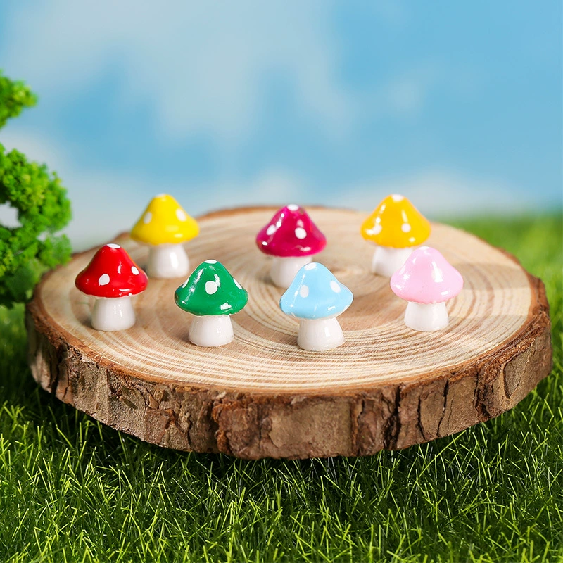 Смола моделирование цвета гриб горшечные растения украшения микро Ландшафтные украшения фото реквизит мясистые украшения аксессуары для рукоделий