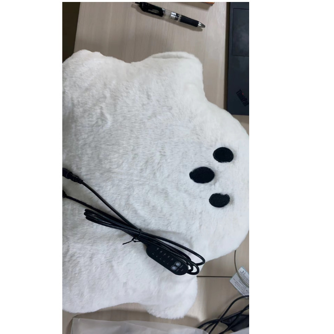 (2개) 모든 성도 유령 USB 난방 인형 난방 인형 베개 쿠션 뜨거운 압축 따뜻한 인형 잠자는 인형