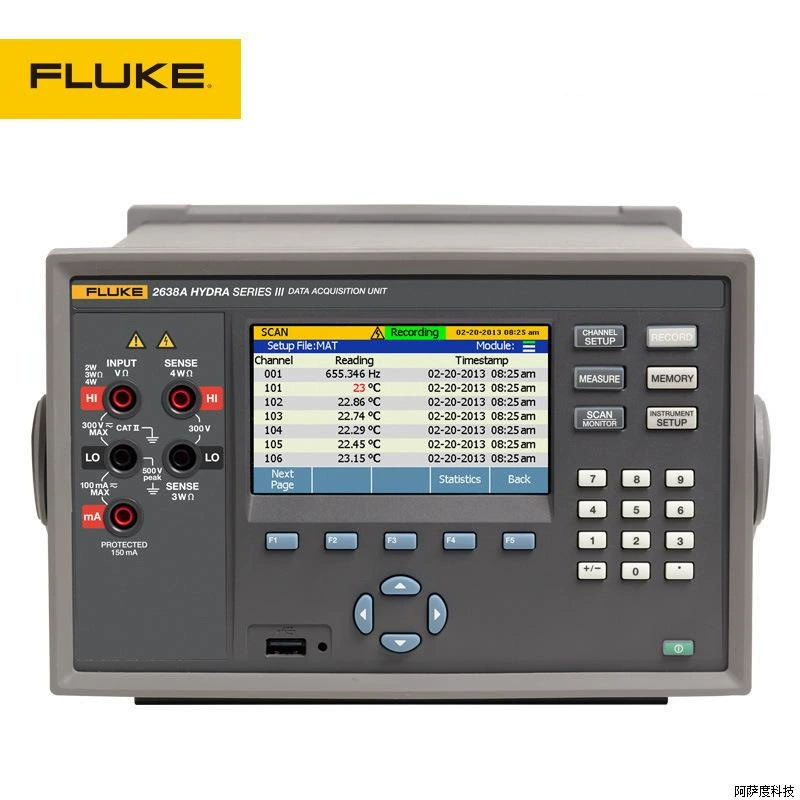 Fluke 2638A/20 Fluke 2638A-40/60/2638A-100 Канальный сбор данных проводка