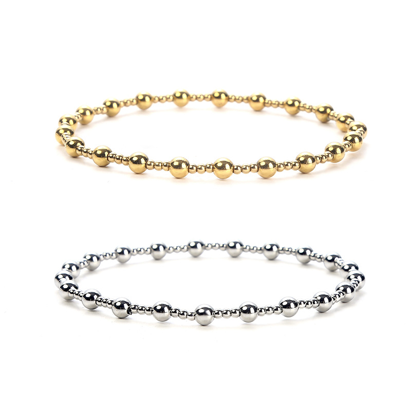1 Piece Quantity Daily Occasion Basic Geometric Stainless Steel Plating Bracelets 1 Piece