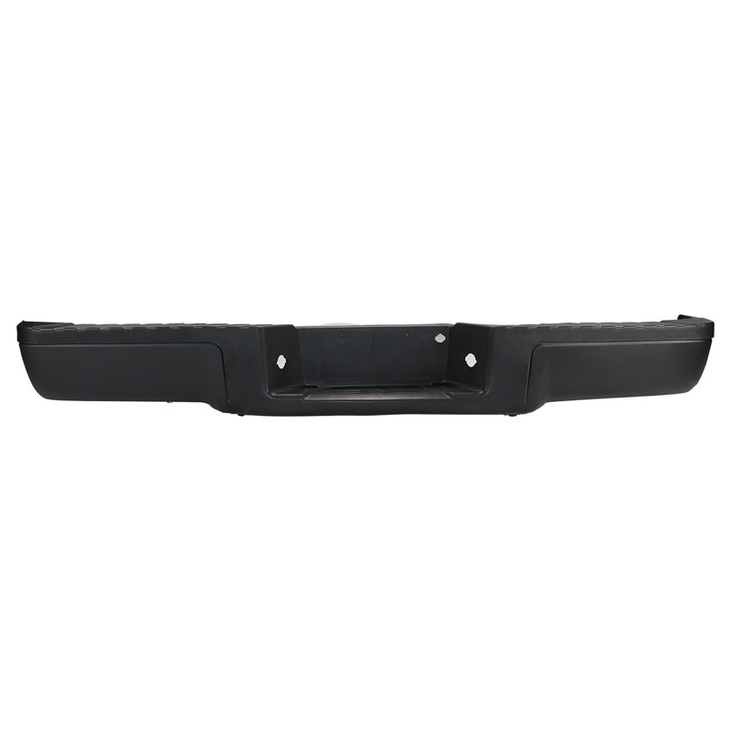Adecuado para el parachoques trasero del Ford F-150 2009-2014, modelo original negro sin perforaciones.