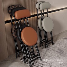 折叠椅子凳子家用椅餐桌凳高凳小圆凳马扎带靠背板凳简易简约便携