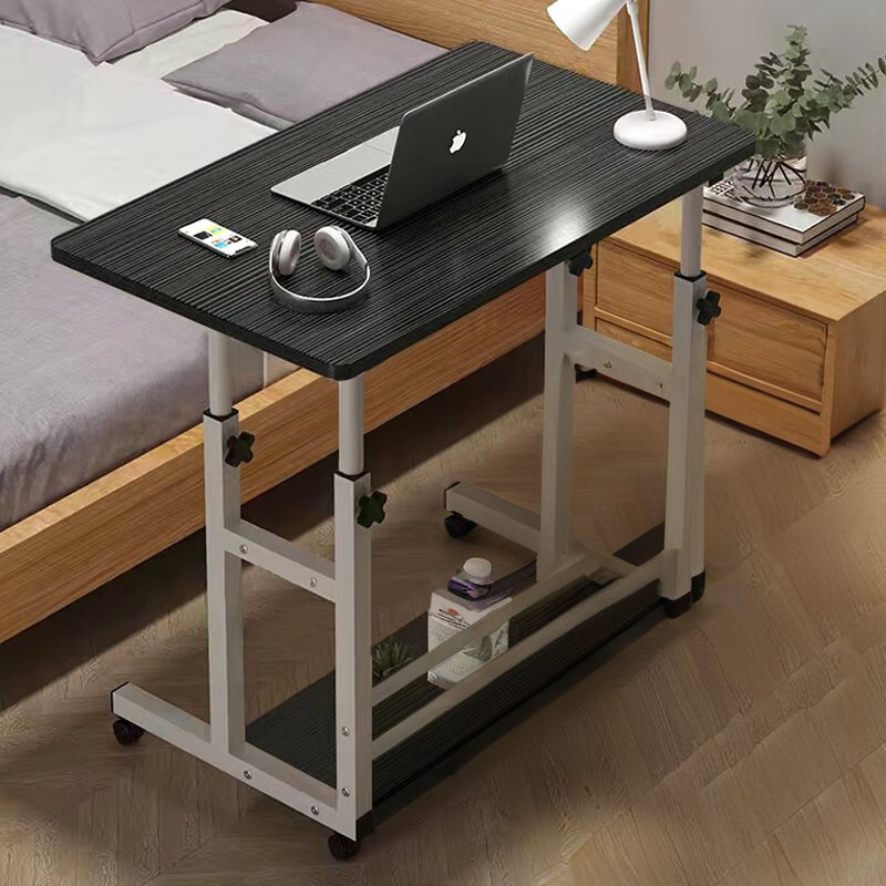 Escritorio de estudio ajustable, mesita de noche, mesa auxiliar, escritorio de ordenador para dormitorio, escritorio de oficina móvil para dormitorio, mesita de noche para dormitorio.