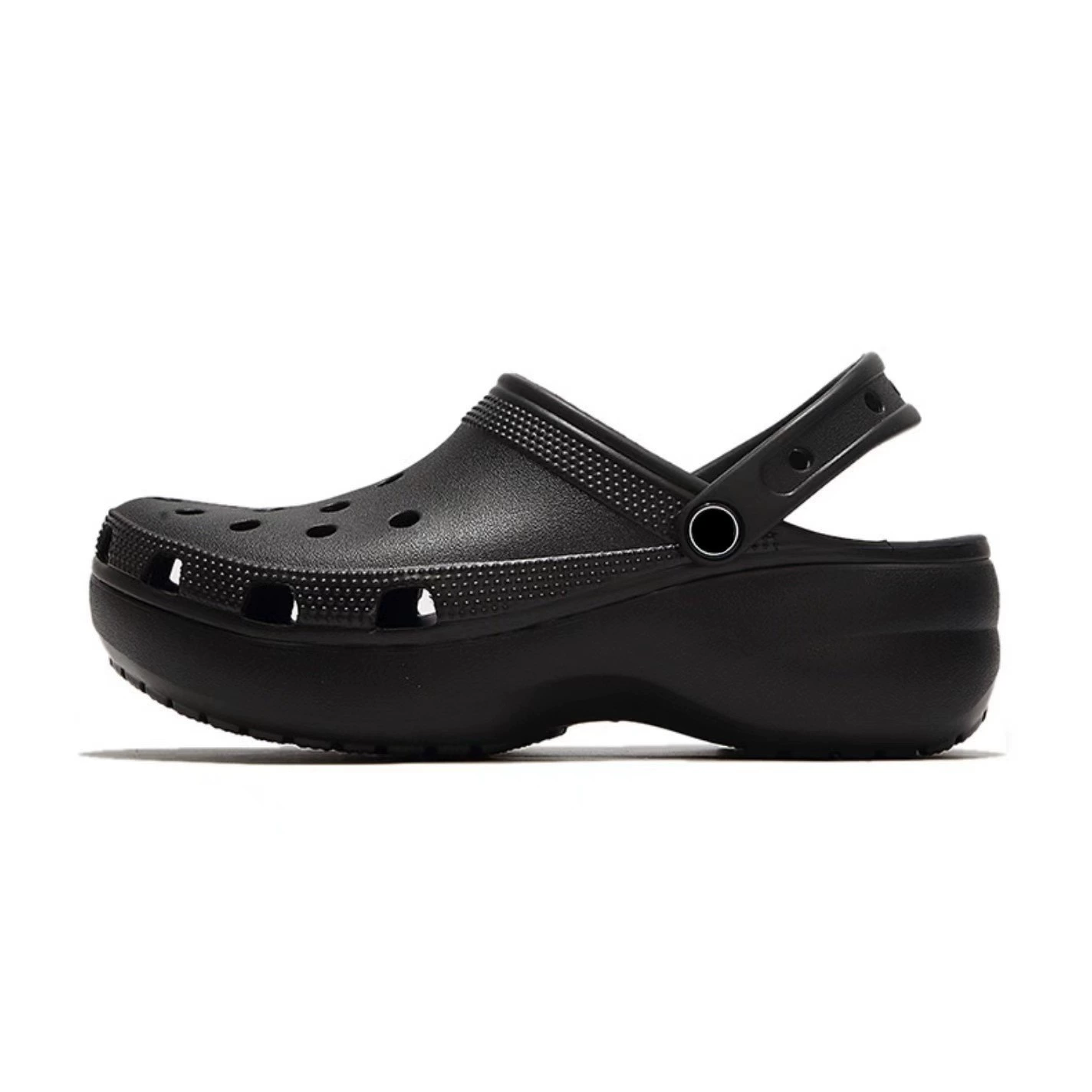 Сандалии с толстой подошвой Star Yunduo Женские Crocs с толстой подошвой 5 см, поднятые носки, сандалии и тапочки, пляжная обувь