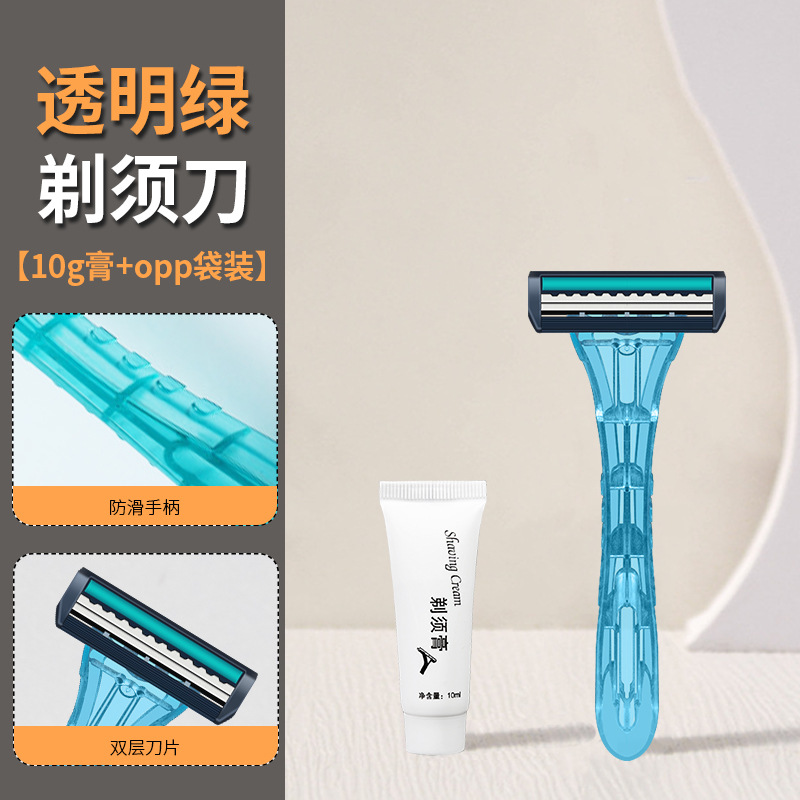 Maquinilla de Afeitar Desechable para Hotel, Maquinilla de Afeitar Desechable Envasada Individualmente, Maquinilla de Afeitar para Hotel, Set de Afeitado Desechable