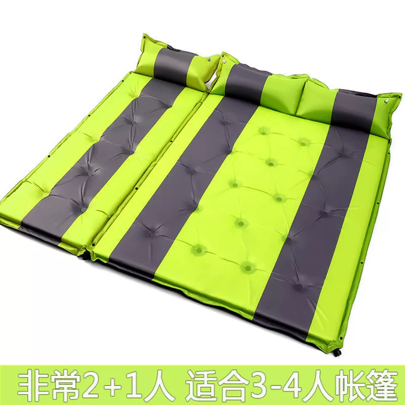 Automatic inflatable tent for camping, mattress at lunchtime, increased thickness