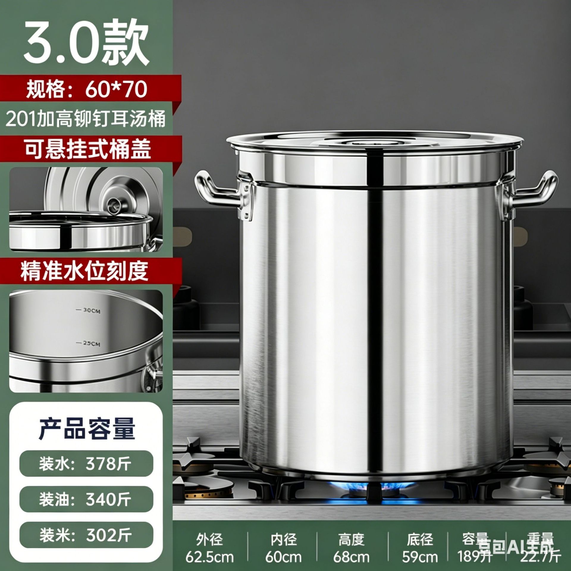超厚加高款-60*70桶