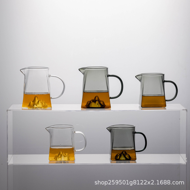 玻璃茶漏茶滤创意滤茶器茶具过滤网茶隔茶叶滤网观山公道杯过滤器
