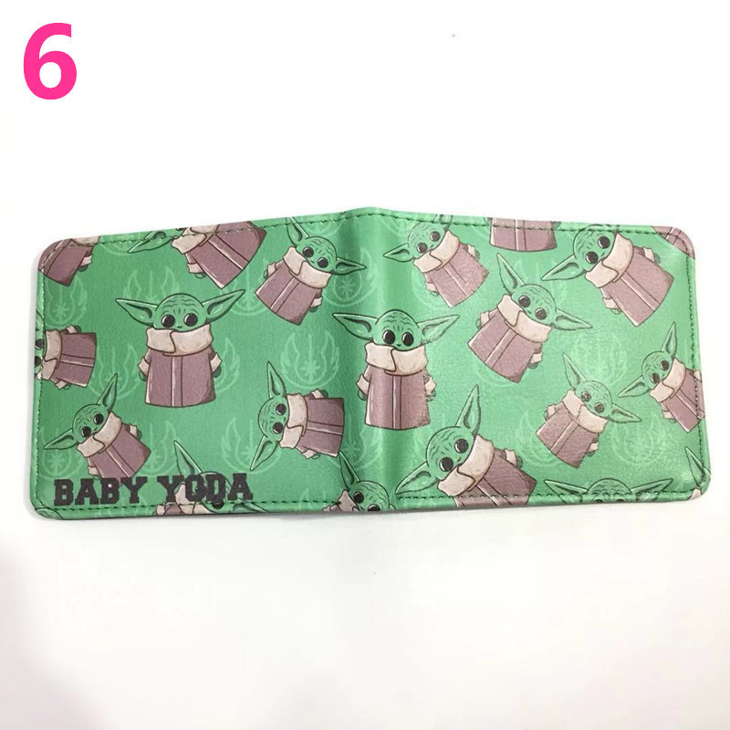 Baby Yoda maestro corto billetera Star Wars estudiante Monedero