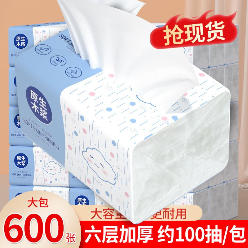600 Sheets Large Pack Extra Value Household Tissue Paper, Affordable Bulk Purchase, Wholesale by the Box, Toilet Paper, Facial Tissue, Paper Towels