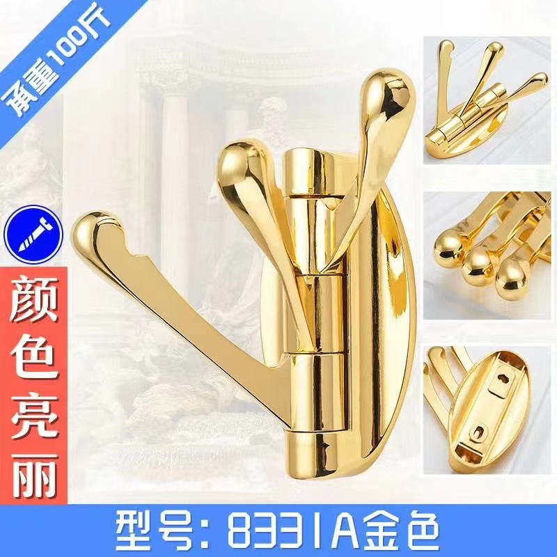 Gancho giratorio gancho ropa cocina baño Toalla baño gancho fila gancho de la pared gancho de la capa