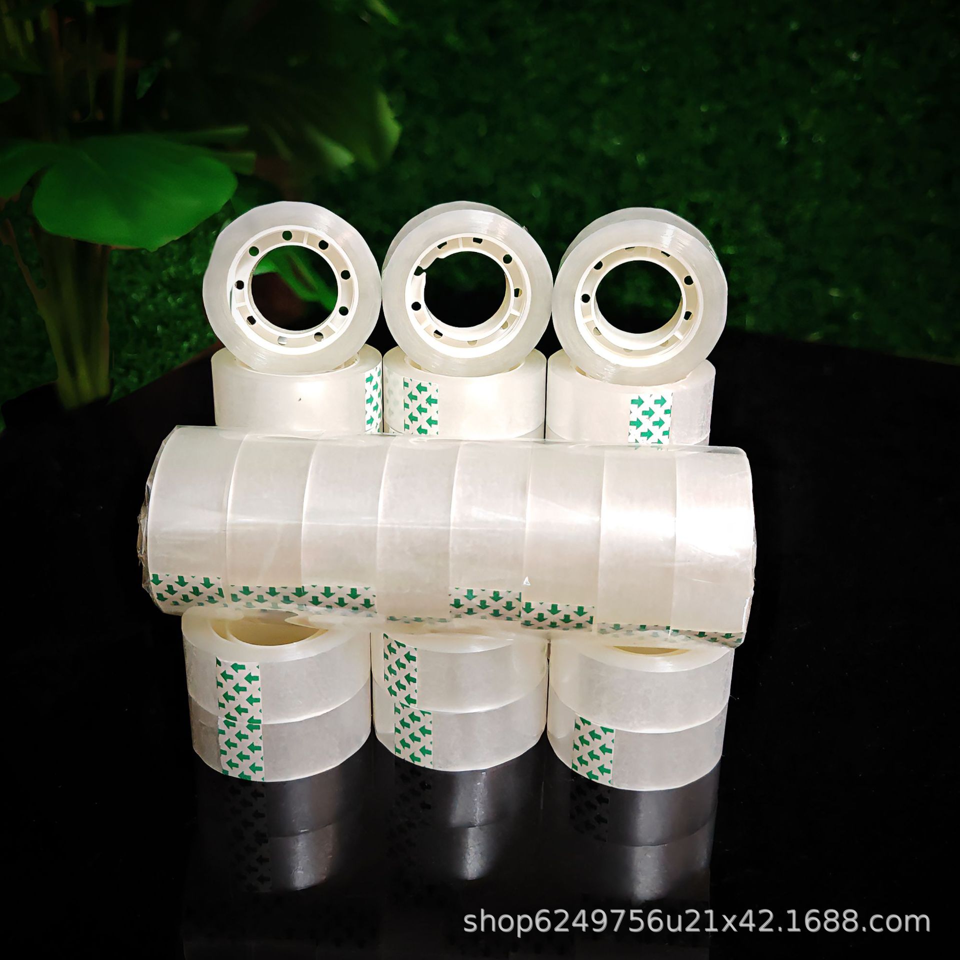 Papelería 12mm 18mm cinta adhesiva transparente material de embalaje de flores cinta adhesiva pequeña cinta adhesiva adhesiva al por mayor