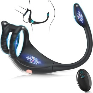 Male Sperm Locking Ring Rear Court Massager Aiya App Wireless Remote Control Double Ring Double Shock Sperm Locking Ring Anal Plug Ozon