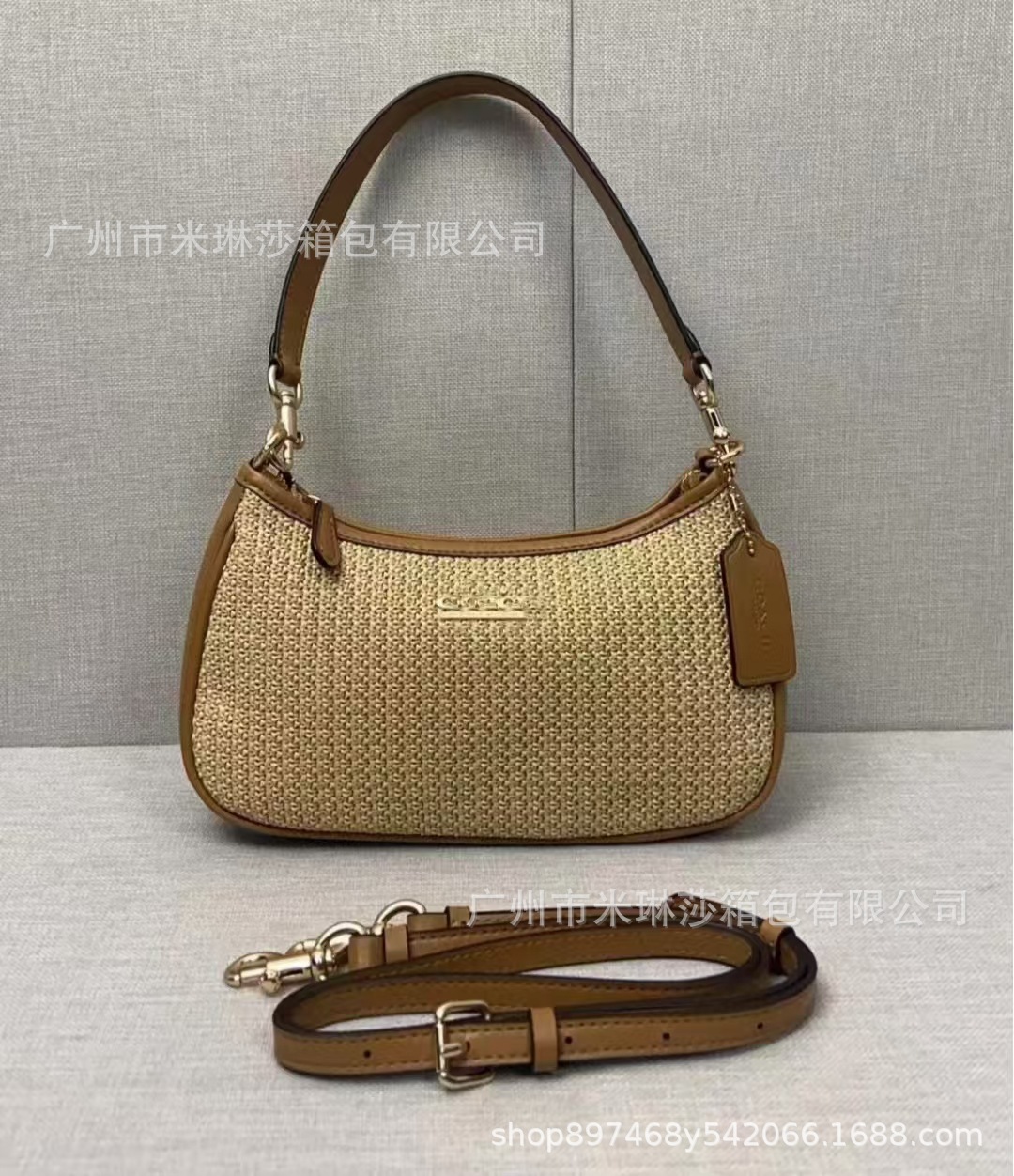Versión alta de Kome C casa Teri25 bolso de cuero para mujeres brazales de moda versátil bolso de mahjong de flores viejas bolsas de hombro