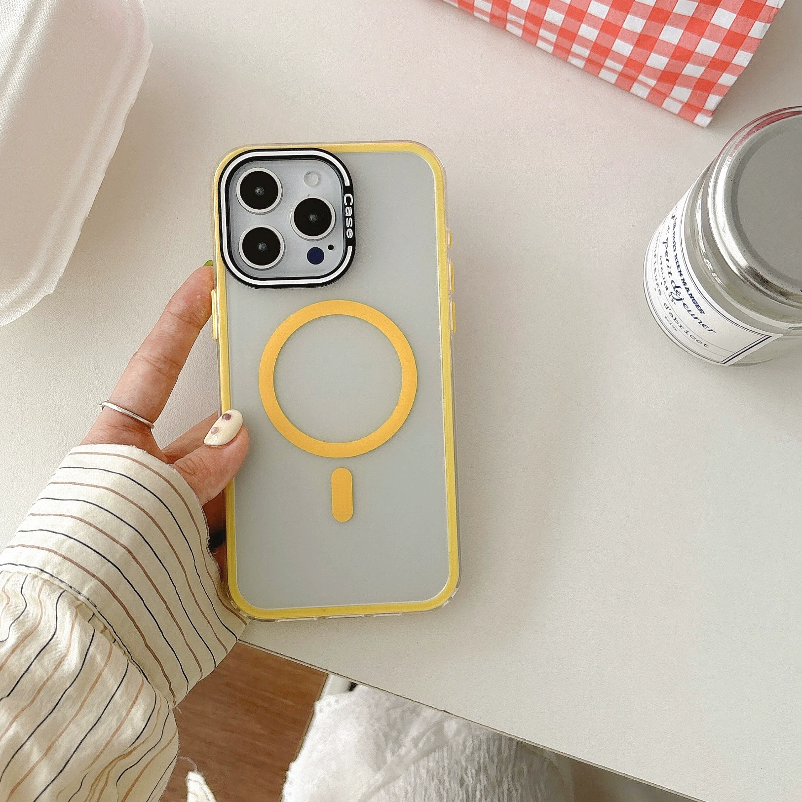 Матовый совместимый чехол для iPhone 16, двухцветный чехол, 3 в 1, набор 15 шт., защита от падений