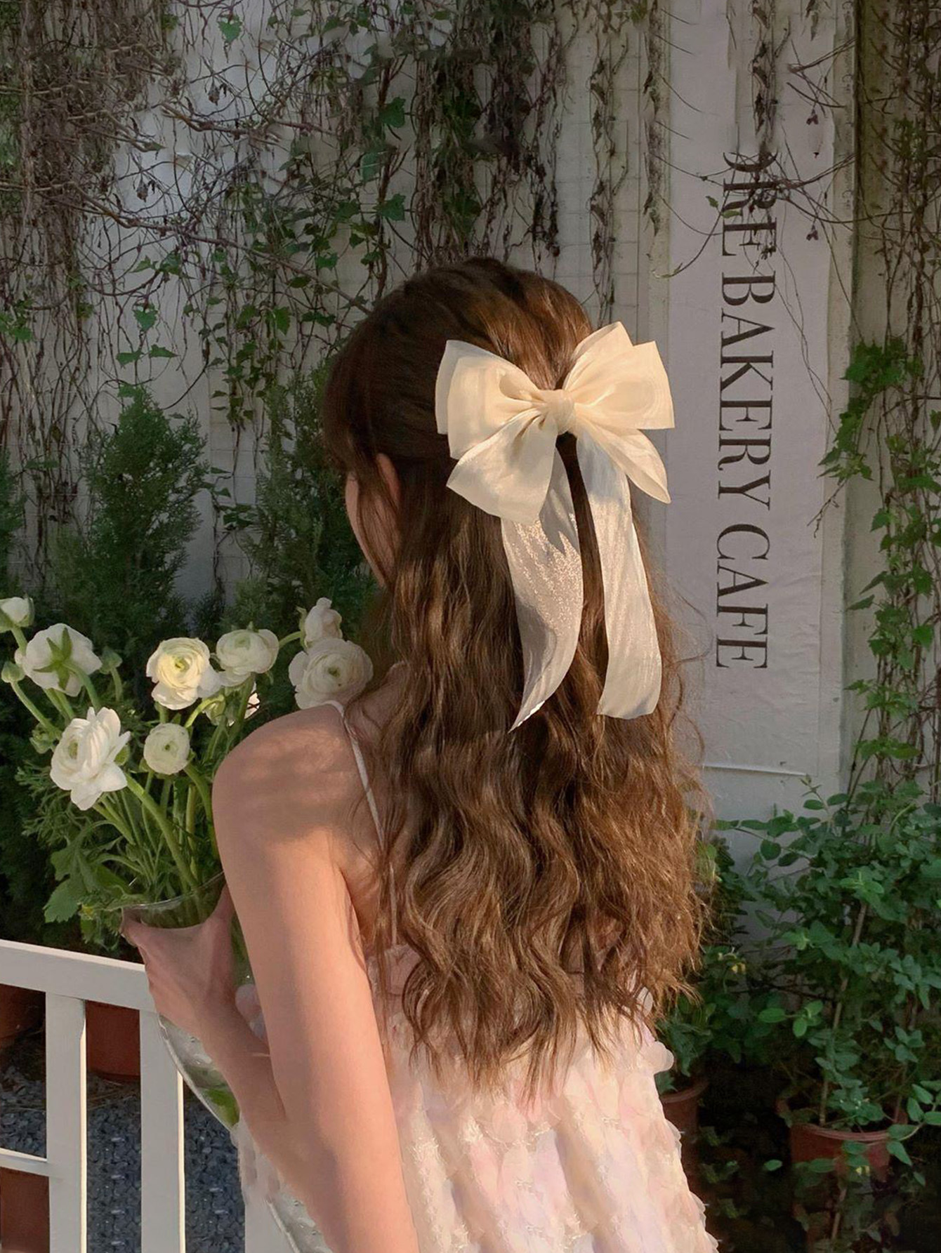 40g Weight Hair Clip Hair Accessories Type 1 Piece Quantity Daily Occasion Gauze Material Knot, Butterfly, Bow Knot Pattern Women's Gender Sweet Style Sweet Women's Knot Butterfly Bow Knot Gauze Hair Clip 14