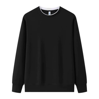 源头厂家翻领卫衣工作服定制印长袖刺绣春秋季企业团队员工外套男