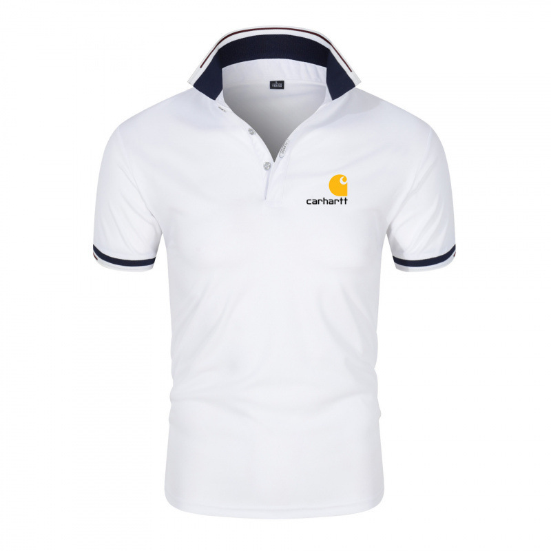 Cross-Border Short-Sleeved Amazon New Polo Shirt Carhartt Mango Trendy Brand Men's and Women's Casual Fashion Shirts Wholesale