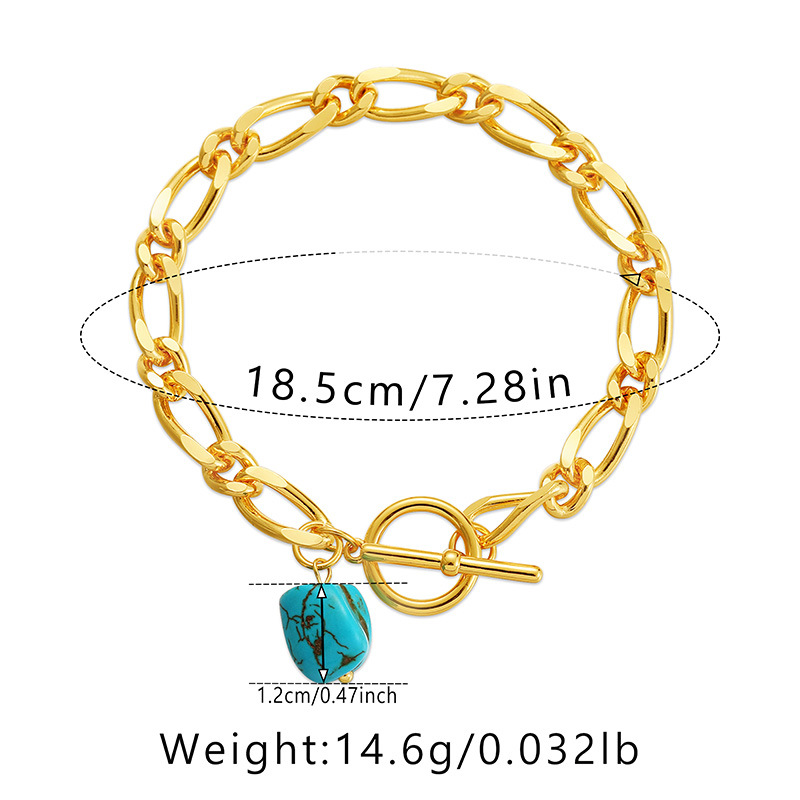 Fashion Geometric Copper Plating Bracelets 1 Piece