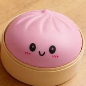 Dumpling Squishies Toy Simulación de bolos de pellizco de pellizco de juguetes de descompresión de bolos de pellizco de juguetes
