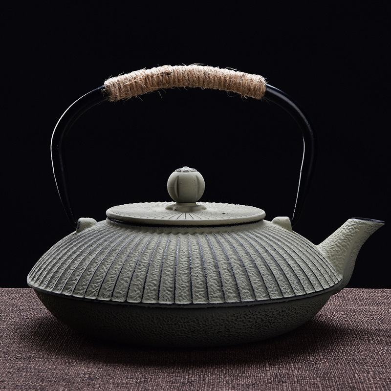 European and American Export Umbrella-Shaped Teapot, Cast Iron Teapot with Filter, Iron Kettle for Boiling Water and Making Tea, Household Japanese Iron Kettle Tea Set European and American Export Umbrella-Shaped Teapot, Cast Iron Teapot with Filter, Iron Kettle for Boiling Water and Making Tea, Household Japanese Iron Kettle Tea Set