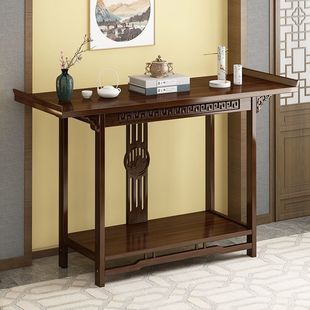 Buddha Table Home Solid Wood New Chinese-style Tribute Table Table Table God Table Buddha Table Aisle Table Zen View Desk