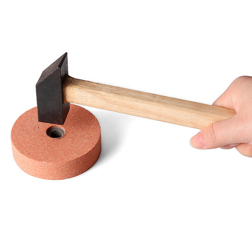 Square trimming hammer, wooden handle metalworking hammer, manual small hammer, fitter hammer, gold and silver jewelry DIY hammering tool