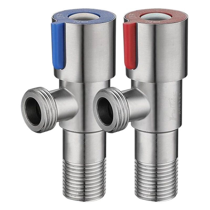 Треугольный клапан из нержавеющей стали оптом 304 толщиной 4 точки взрывозащищенный водонагреватель специальный впускной клапан для унитаза запорный клапан воды