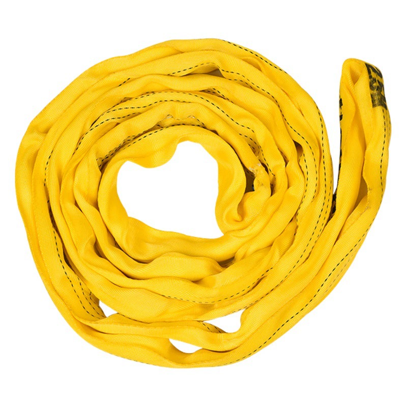 Полиэстер слинг подъемный строп две головы Пряжка строп нейлон мягкий слинг 3 T гибкое кольцо слинг