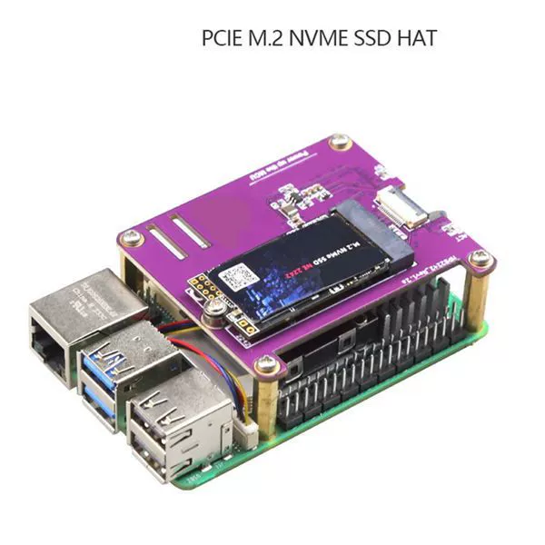 MPS2242 Raspberry Pi 5 выделенный PCIE M.2 NVME SSD твердотельный диск расширительная плата HAT 2230