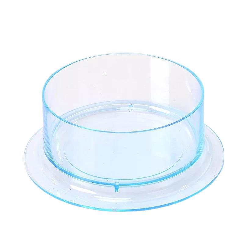 Hamster dorado oso plástico alimentador de platina anti-derramamiento platina anti-derramamiento platina de alimentos suplementarios para animales domésticos tazón de comida