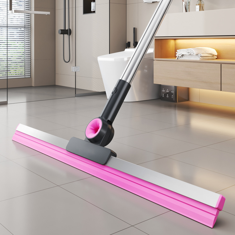 New Magic Water-Sweeping Broom for Home Use, New Bathroom Broom, Silicone Floor Water Scraper with Long Handle New Magic Water-Sweeping Broom for Home Use, New Bathroom Broom, Silicone Floor Water Scraper with Long Handle