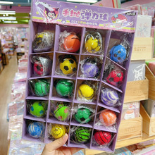 实心手抛弹力球彩色球橡胶球学生运动锻炼体质橡胶手腕弹力球批发