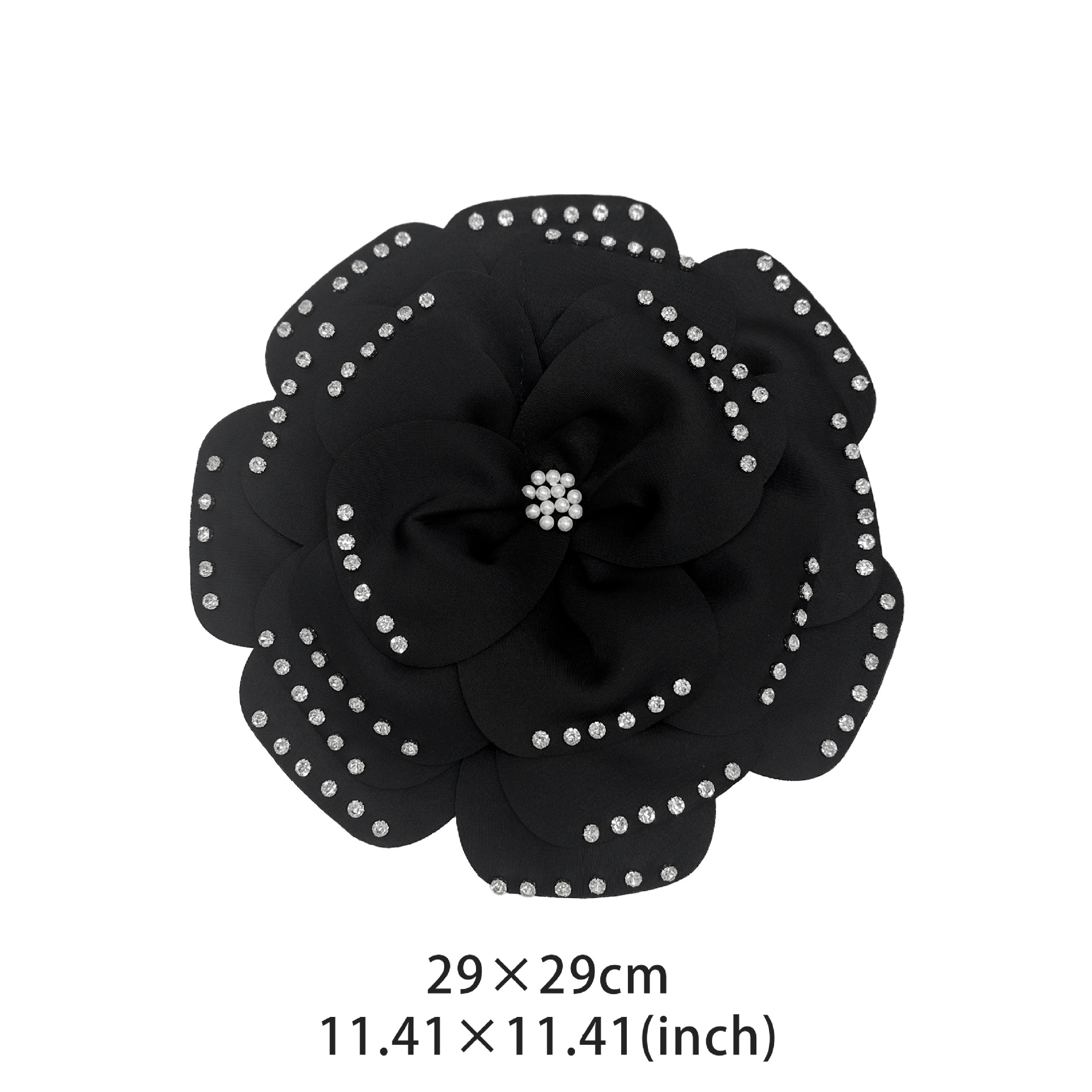 Nueva capa de aire estereoscópica perlas de clavos multicapa de alta calidad ropa de flores grandes vestidos tocado joyas de pecho brocas para el pelo