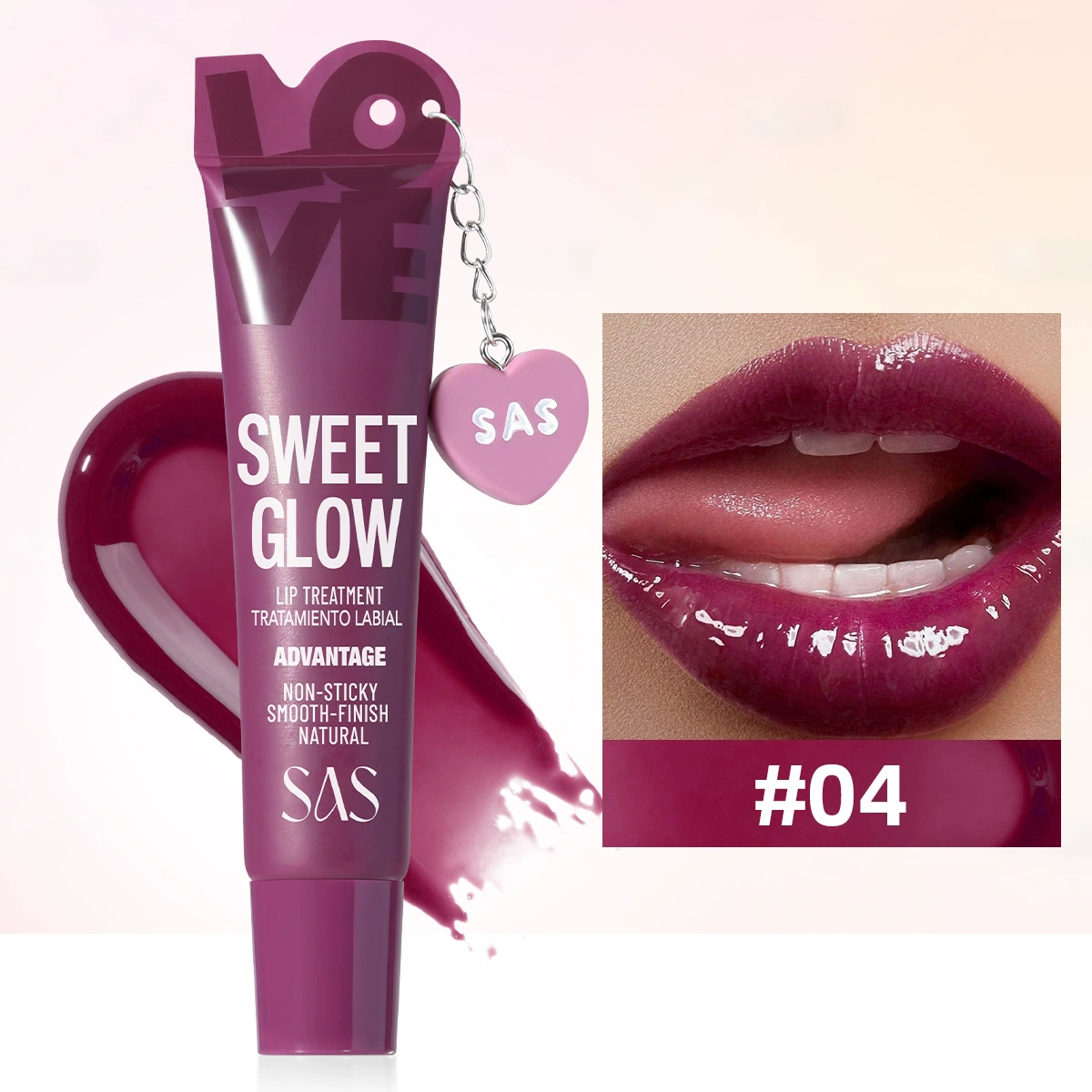 SAS (Cross-border trading), moisturizing lip gloss, pendant, lipstick, Amazon