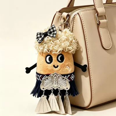 potato doll handmade DIY plush – Pluş açarlıqlar - miaojiang-small-potato-pendant-16
