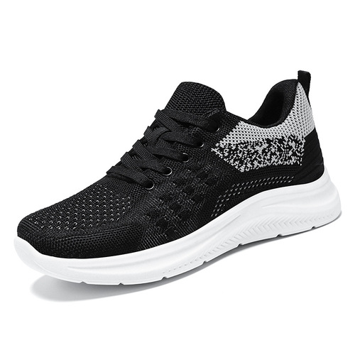 Shoes for Women Autumn New Women's Flyweave Light Breathable Shoes Wholesale Running Shoes Manufacturer Casual Sports Shoes for Women