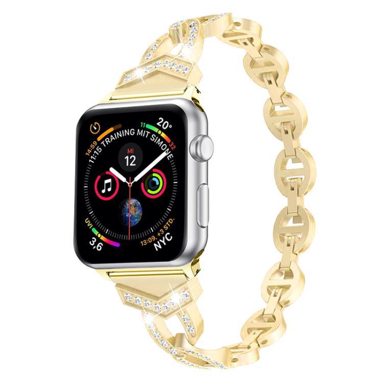 Correa de acero inoxidable con diamantes para Apple Watch 42 - 49mm S10 generación general suministro directo de fábrica