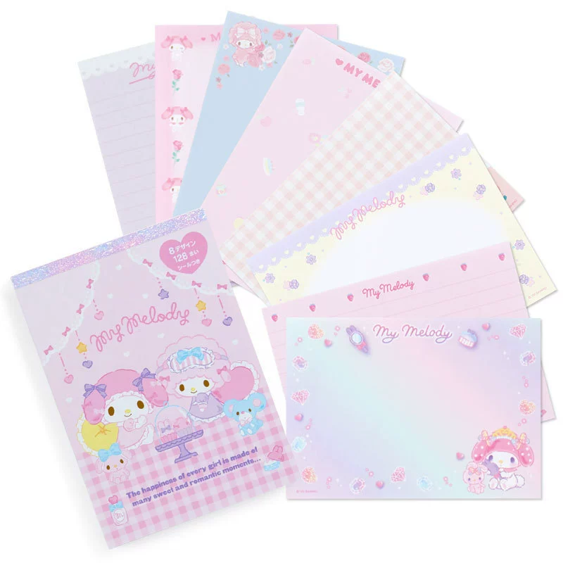 Студенческий блокнот для заметок (Sanrio) милые Cartoon обложки, карманный A6, 128 страниц