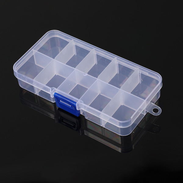 Sub -plastic desktop storage box 10 15 24 Dingjie Diplocked Fishing…